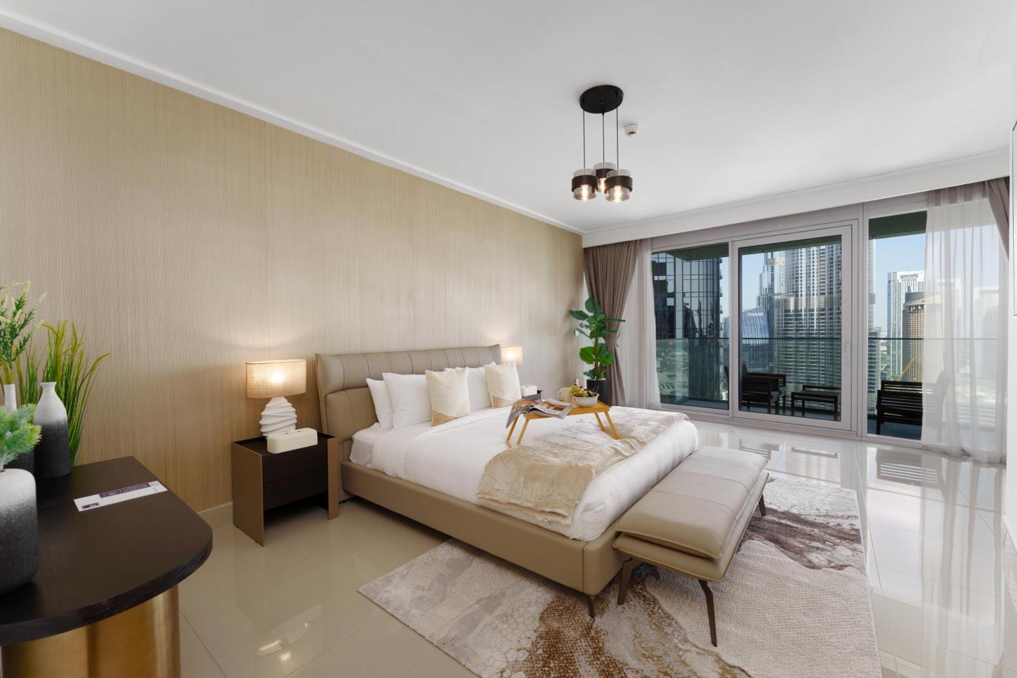 Maison Privee - Ultimate Living With Front-Row Views Of Burj Khalifa & Dubai Fountains Luaran gambar