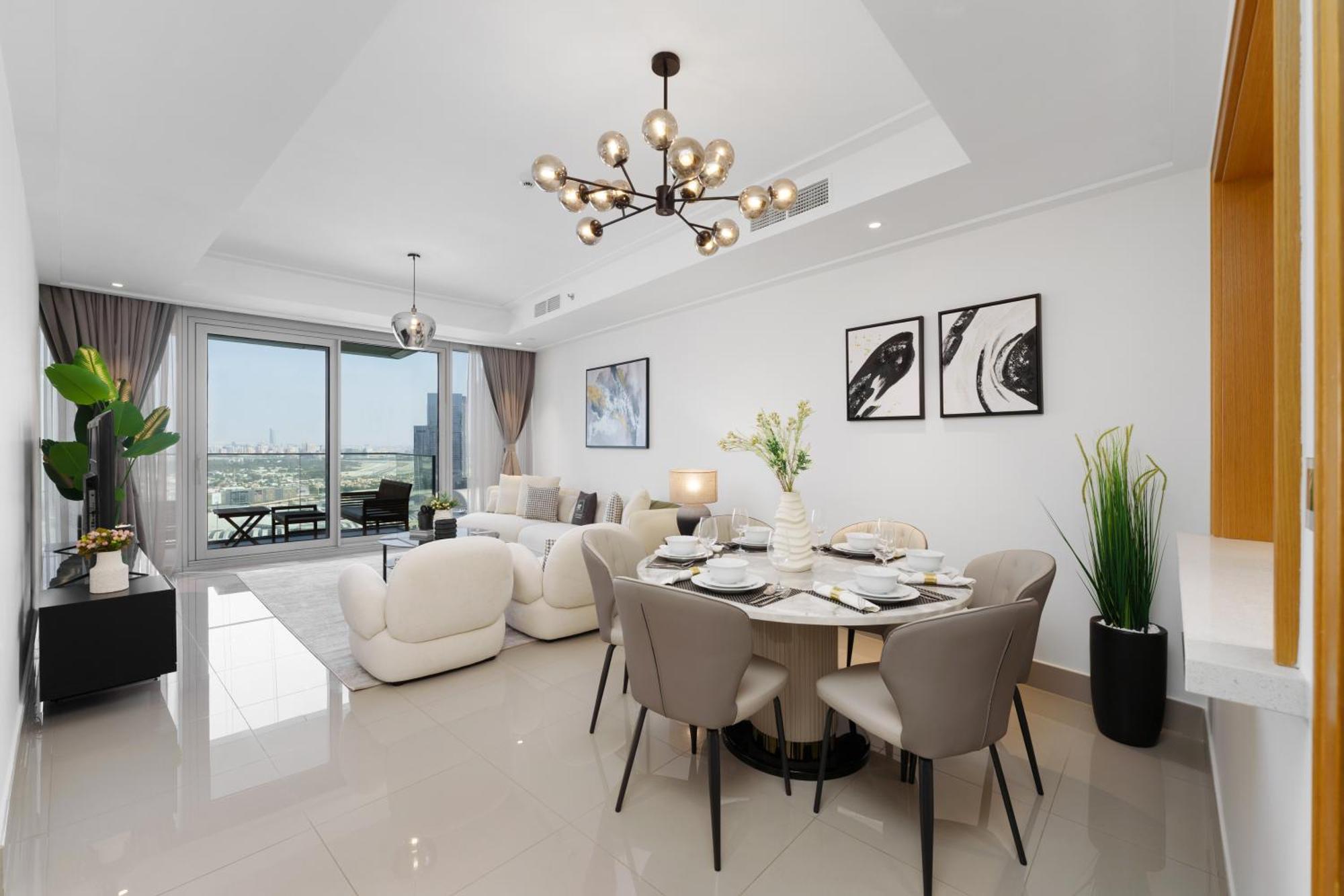 Maison Privee - Ultimate Living With Front-Row Views Of Burj Khalifa & Dubai Fountains Luaran gambar