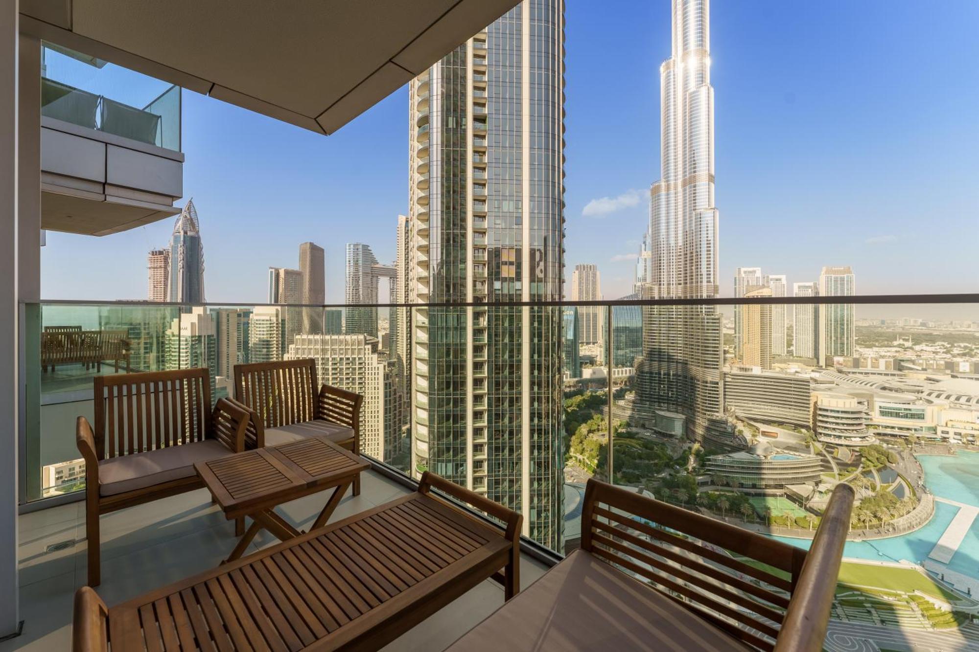 Maison Privee - Ultimate Living With Front-Row Views Of Burj Khalifa & Dubai Fountains Luaran gambar